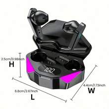 Listen To Victory! New Wireless Earphones For Gaming And Esports In 2024, Professional Noise Cancellation, Compatible With IOS/Android, High Quality With Zero Latency, Providing Ultimate Gaming Sound Effects Anytime, Anywhere! - 黑色 - 查看 6