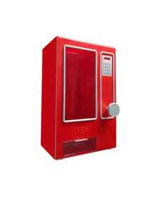 Retro Mini Candy Vending Machine - Battery Free Retro Snack Dispenser, Perfect For Chewing Gum, Jelly Beans, Chocolate, And Mixed Snacks, Ideal Kitchen Countertop Accessory And Innovative Tabletop Decoration