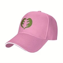 1pc Alligator Heart Art Baseball Cap - Adjustable Hat Men & Women, Breathable Polyester, Hand Washable, One Size Fits All, Outdoor Sports, Travel & Valentine's, Valentine's Cap |   Stylish |   Adjustable Cap - 藍色 - 查看 8
