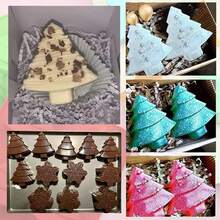 Moldes de silicone para árvores de Natal, moldes para doces de chocolate, sabonetes artesanais, cubos de gelo, biscoitos, gelatina, biscoitos, moldes para bolos, festas de fim de ano em família, decorações de Natal, pijamas de Natal, presentes de Natal, decoração de Natal