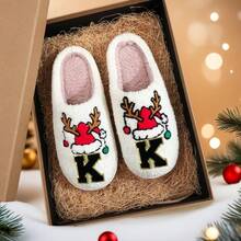 Cotton Slippers-letter Hat K