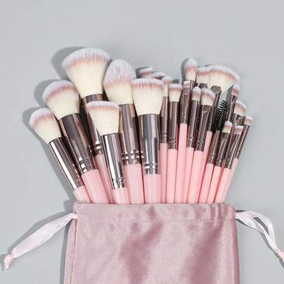 30 piezas Juego de brochas de maquillaje profesional con bolsa de terciopelo, herramientas de maquillaje con cerdas de brocha suaves para un fácil transporte, incluye brocha para base, brocha para sombra de ojos, brocha difuminadora, brocha para cejas, juego de brochas para viaje, juego de brochas, kit de brochas de maquillaje, juego de maquillaje completo, set de brochas de maquillaje, kit de maquillaje completo, juego de brochas, set de brochas de maquillaje, set de regalo de maquillaje, brochas de maquillaje profesionales, set de maquillaje completo