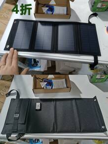 1/2/4PCS 2W 5V Solar Panel,Outdoor Hiking Camping Portable Battery Mobile Phone Charging Bank Charging Panel ,Solar Panel Charger With USB Interface, Flexible Photovoltaic Panel,Suitable For Camping, Outdoor Exploration, Lightweight And Portable