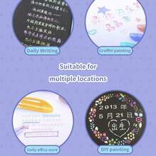 1pc 48/24/18/12 Colors Fluorescent Highlighter Pen, Glitter Gel Pen, Glow Pen, Shiny Jelly Pen For Journaling, Note Taking, Outlining, Watercolor Painting