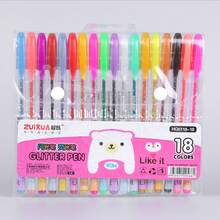 1pc 48/24/18/12 Colors Fluorescent Highlighter Pen, Glitter Gel Pen, Glow Pen, Shiny Jelly Pen For Journaling, Note Taking, Outlining, Watercolor Painting