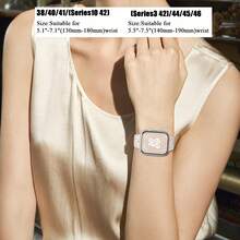 38mm, 40mm, 41mm, 42mm, 44mm, 45mm, 46mm, 49mm Uhrenarmband, Unisex, weiches Silikonmaterial, kompatibel mit Ultra, Serie 10, 9, 8, 7, 6, 5, 4, 3, 2, 1, SE - Mitternachtsblau - Übersicht 5