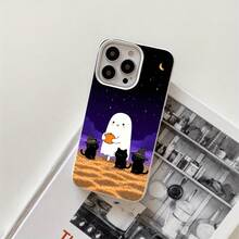 Fundas y carcasas protectoras para teléfono con diseño de calabaza negra de Halloween y orificios grandes. Compatibles con phone 16 Pro Max, 16, 15 Pro, 14, 14 Plus/14 Pro Max, 13, 13 Pro, 12 Pro, 11/11 Pro y la serie Pro. Regalos para cumpleaños y festividades - Negro - Ver 4