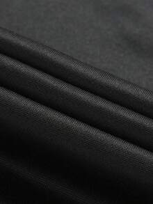 Men's Fleece Zip-Up Cardigan, Comfortable & Warm, Suitable For Outdoor Sports, Running, Cycling, Also A Fashionable Item For Autumn/Winter, Great Gift For Valentine's Day - Black - View 5