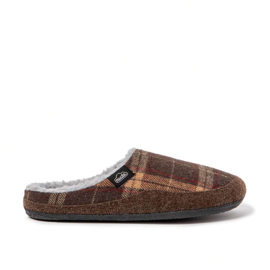 Nuvola House Slippers Rubber Sole Nessy Clog - Brown - View 1