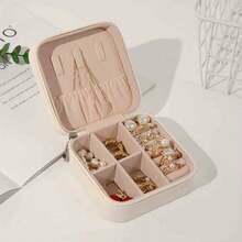 1pc Stylish Gothic Coffin Shaped Jewelry Box, Chic PU Leather Mini Jewelry Organizer Perfect For Earrings, Rings, Necklaces, And Bracelets – Portable Goth Storage Case Ideal For Halloween, Christmas, Back To School, Unique Gift Ideas For Fashion Enthusiasts And Collectors - Multicolor - View 6