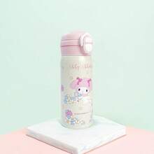 Miniso My Melody Rakuichi 304不锈钢真空保温杯，360毫升/12.17盎司，304不锈钢+持久保温，适合家庭和学生使用（1个） - 粉色 - 查看 7