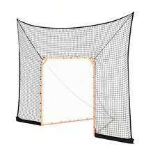 Hockey And Lacrosse Goal Backstop, 12x9 Ft Lacrosse Net With Extended Coverage, Quick Easy Setup Complete Accessories Training Net, Backyard Lacrosse Equipment, For Youth Adult (NET ONLY) - Backstop Net Only - View 8