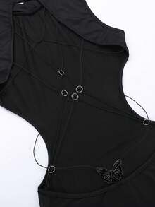 Elegant Celebration Women's Flattering Vacation Casual Party Dress - 黑色 - 查看 8