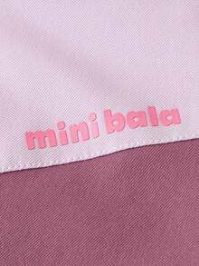 mini bala 少女户外运动服 2025 秋季拼色运动套装 - 橡皮粉 - 查看 12
