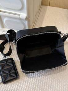 Men's Versatile Casual One Shoulder Messenger Bag - Multicolor - View 4