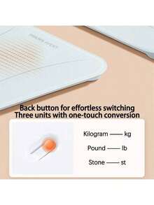 PHILIPS Ansley Smart Digital Scale, High Precision Household Body Fat Health Management, Larger Anti-Slip Area, Auto-On Intelligent Measurement, Peach Pink