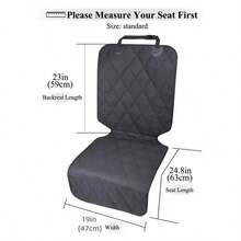 1pc Pet Car Seat Cover, Dog Car Anti-Dirty Mat, Outdoor Front Seat Pet Car Seat Cushion, Co-Pilot Pet Pad