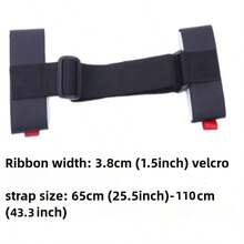 1 Stück Verbessern Sie Ihr Skierlebnis mit diesem verstellbaren Skigurt! Ideal zum Tragen Ihrer Ski, bietet er Ihnen auf den Pisten Handfreiheit. Das verstellbare Design sorgt für einen sicheren Sitz für verschiedene Ski-Größen und Körpertypen. Er kann den Belastungen des Skifahrens standhalten.