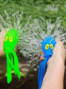 1 件/4 件章鱼挤压玩具，婴儿沐浴水玩具，淋浴喷头章鱼，喷水减压玩具，婴儿必备沐浴玩具，可爱儿童漂浮玩具，男孩和女孩的礼物