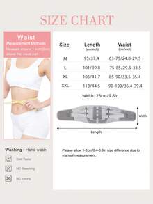 VBOSI Adjustable Breathable Waist Support Belt - Lower Back Support Belt With Metal Stabilizer, Unisex