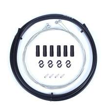 17PCS Bike Bicycle Front Rear Inner Outer Wire Brake Housing Kit - Black - View 2