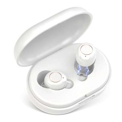 1 Pair Ear Canal Magnetic Charging Hearing Aids Intelligent Noise Reduction Sound Amplifier For Elderly With Portable Charging Box