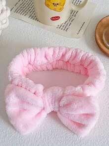 1 faixa de cabeça com laço preto para mulheres, faixa de cabeça para maquiagem para spa, faixa de cabeça com laço de microfibra macia para lavar o rosto, ioga, esportes, faixa de cabeça para cuidados com a pele, beleza, produtos para cuidados com a pele, spa, autocuidado, ferramentas para cuidados com a pele, cuidados com o rosto, suprimentos de estética, pele, sabonete facial, facial - Preto - Ver 5