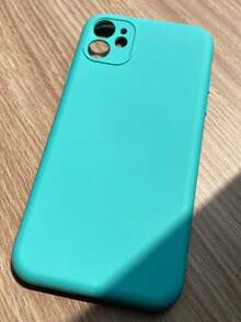 Carcasa de Silicón Flexible Multicolor – Protección Completa para tu Smartphone - Verde - Ver 3