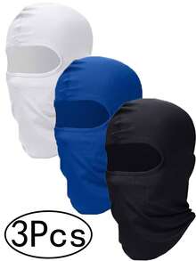 3 Pieces Ski Mask For Men Balaclava Face Mask Summer Face Mask Balaclava Full Face Mask Breathable Hood For Outdoor Use