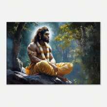 Lord Hanumana  Forest Canvas Prt, Wall Art Home Office Studio Dorm Room Decor, Hdu India Ramayana God Gift, Ready To Hang Art