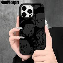 Fundas y carcasas protectoras para teléfono con diseño de figuras caladas, con orificios grandes. Compatibles con phone 16 Pro Max, 16, 15 Pro, 14, 14 Plus/14 Pro Max, 13, 13 Pro, 12 Pro, 11/11 Pro. Regalos para cumpleaños y festividades - Negro - Ver 8