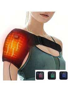 New USB Electric Shoulder Support Pad With 3-Level Heating Massage, Shoulder Protection Massager, Gift For Health And Warmth