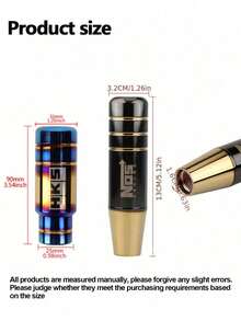 1pc Car Gear Shift Knob Extender, Personalized Gear Shift Lever Handle Replacement, Universal Alloy Gear Shift Knob, Car Accessories