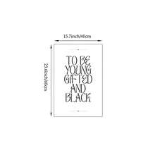 1幅黑色主题毕业励志语录墙画，帆布油画，文字海报，黑色艺术装饰画，适合卧室、客厅或公寓墙面装饰，送给她的礼物，可选无框或有框。 - 彩色 - 查看 13