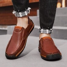 1 par de zapatillas casuales para hombres, suela blanda, parte superior antideslizante y transpirable, tallas grandes 47 48, tallas pequeñas 38 39, zapatos de trabajo cómodos y de moda, zapatillas slip-on de exterior para deportes y viajes