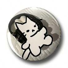 1 pieza Broche de con diseño de 4,4 cm/1,73 pulgadas, broche, insignia adecuada para colocar en ropa, bolsos, mochilas, regalo divertido para familiares y amigos - Caqui - Ver 5