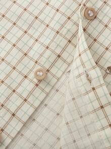 Balabala Boys Long Sleeve Shirt 2025 Autumn - Stylish Casual Button-Up - White Coffee Color - View 6