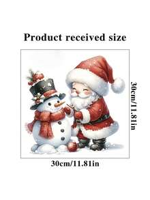 1 pièce Autocollants de toilette Père Noël et Bonhomme de neige - Autocollants de toilette de salle de bain - Autocollants détachables imperméables, décorations de fête - Noël, Nouvel An - Parfait pour les décorations de salle de bain et les cadeaux de fête, Idéal pour Noël, décoration de fête à thème, décorations de Noël Décorations d'hiver