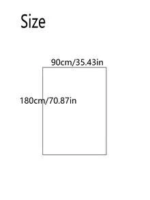 1 件波西米亚风花朵刺绣盖头围巾休闲户外防晒防风沙滩巾 - 淺藍色 - 查看 2
