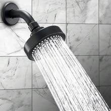 Cabezal de ducha de alta presión - Cabezal de ducha de lujo poderoso con flujo de agua fuerte y boquillas de silicona pequeñas - Ajuste universal para duchas de alta y baja presión de agua - Multicolor - Ver 1