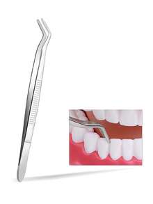 Stainless Steel Dentist Tool Kit, Teeth Cleaning Tools, Stainless Steel Toothpick Cleaning Tools, Stainless Steel Double-Ended Tongue Cleaning Tools, Reusable, Suitable For Pets And Adults Home Use - Multicolor - View 7