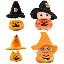 Vestido de calabaza para muñeca de 17 cm, disfraz de Halloween para muñeca Generación 1 y 2 (solo ropa)