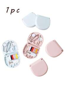 1 Set tragbare Mini Nähbox, kleines Nähset, vielseitige Nähwerkzeuge Kombination - perfektes Geschenk für Anfänger-Näher: Nähset - faltbar, DIY Nähzubehör und Accessoires für Reisende und für Notfall-Bekleidungsreparaturen!