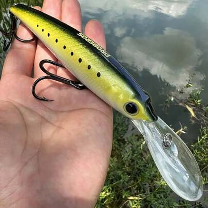 1/5 piezas Señuelos de pesca tipo minnow de 19 cm y 54 g, señuelos de buceo profundo, cebo artificial tipo swimbait, cebo para pesca de carpa y mújol, señuelos de pesca marina profesional, regalo para hombres