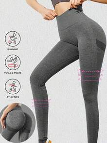 Yoga Tights Seamless Leggings For Women Gym Wear Women Seamless High Elasticity Pilates Gym Joggers Pants In Sport Lift Butt Fitness Pants Women Pants