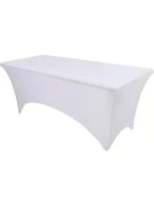 BRISCOES HOMEWARE 1 Pc Stretch Spandex Table Cover For Standard Folding Tables - Universal Rectangular Fitted Tablecloth Protector For Wedding, Banquet And Party - Multicolor - View 7