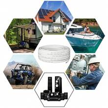 10 Gauge Marine Wire,10 AWG 30ft Duplex Marine Grade Wire Tinned Copper Oxygen-Insulated Red& Black Electrical Cable For Boat/Automotive/RV/Camper/Trailer - 6 gauge - 查看 7