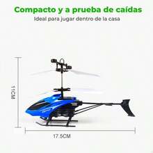 Dron Juguete Helicóptero Mini Recargable - Blanco - Ver 3