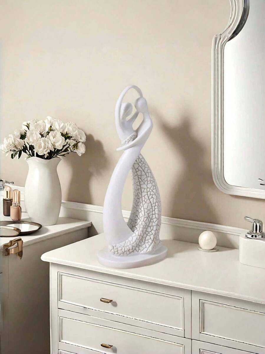 一对情侣的精致舞蹈饰品。可爱的装饰品，家庭客厅酒吧咖啡厅装饰装饰品，房间装饰桌面展示装饰品最佳礼物生日毕业房间装饰，家居装饰，生日装饰，厨房，婚礼，卧室装饰，客厅装饰，礼物，派对装饰，花园装饰，圣诞节 - 彩色 - 查看 1