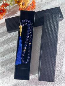 豪华礼盒包装，配有 10 毫米爆珠 33 件精美穆斯林祈祷珠手工彩色阿拉伯流苏手链套装 - 彩色 - 查看 3